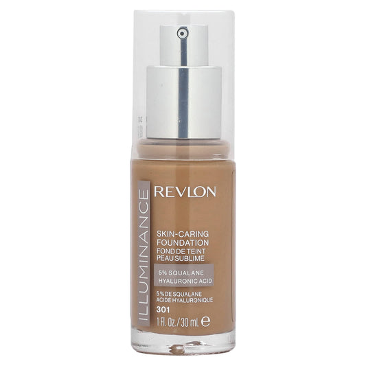 Revlon, Illuminance, Skin-Caring Foundation, 301 Cool Beige, 1 fl oz (30 ml) - Image 1