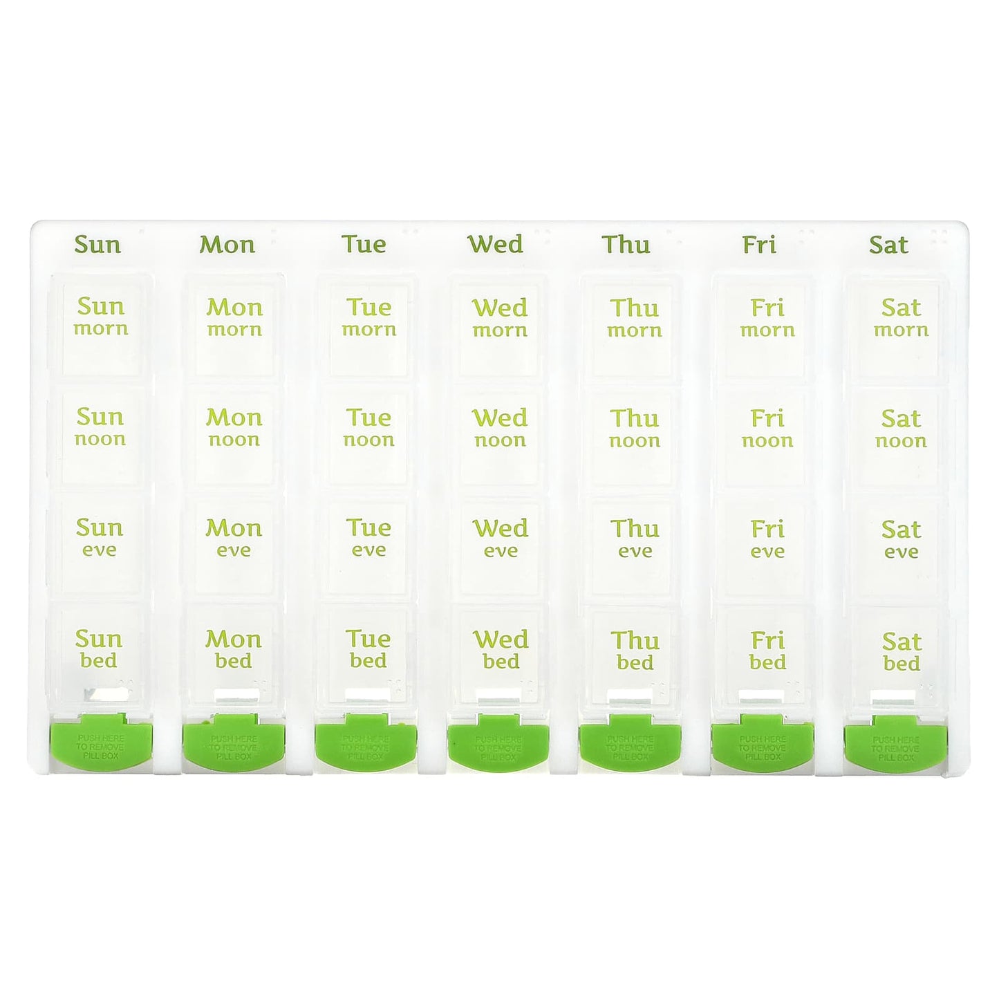 Stay Organized with Ezy Dose Daily Pill Planner - 4-Compartments & Push Button - Image 1