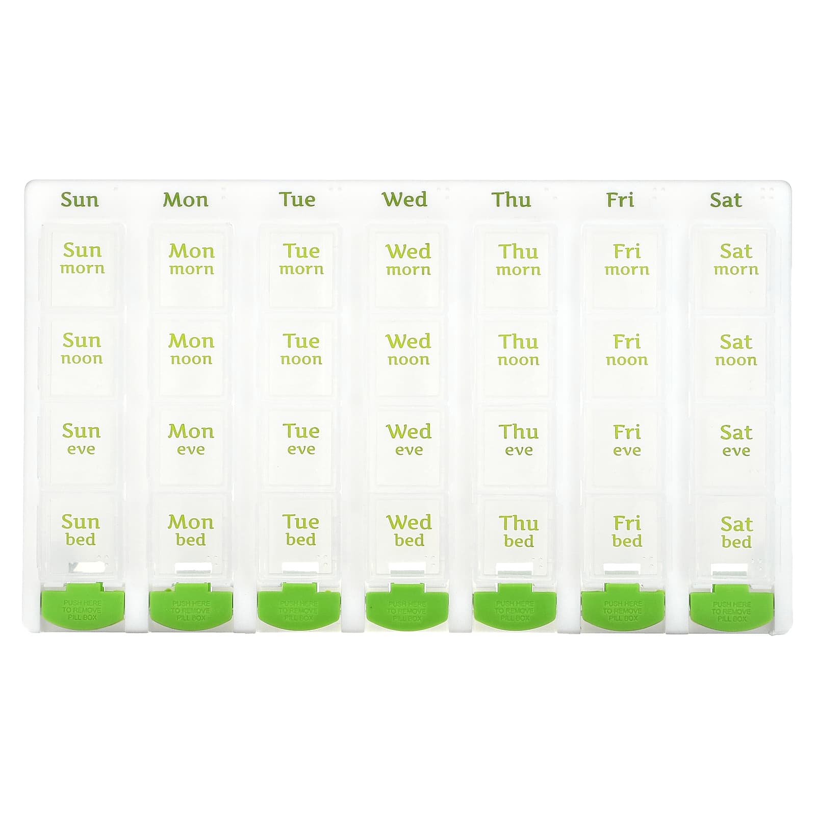 Stay Organized with Ezy Dose Daily Pill Planner - 4-Compartments & Push Button - Image 1