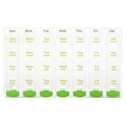Stay Organized with Ezy Dose Daily Pill Planner - 4-Compartments & Push Button - Image 1