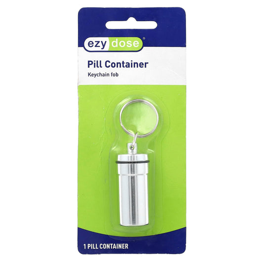 Ezy Dose Keychain Pill Container - Portable Medication Organizer - Image 1