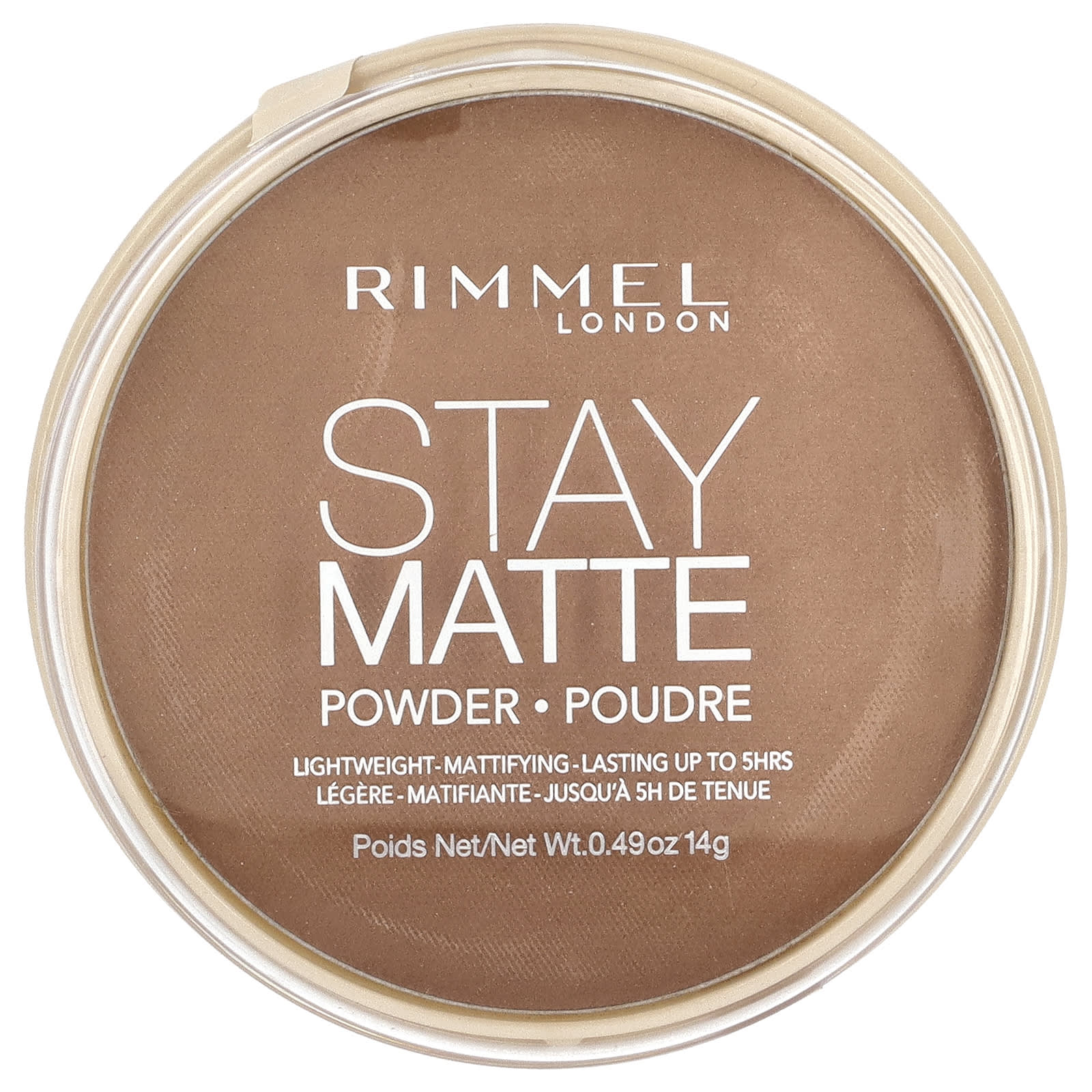 Rimmel London, Stay Matte, Lightweight-Mattifying Powder, 031 Pecan, 0.49 oz (14 g) - Image 1