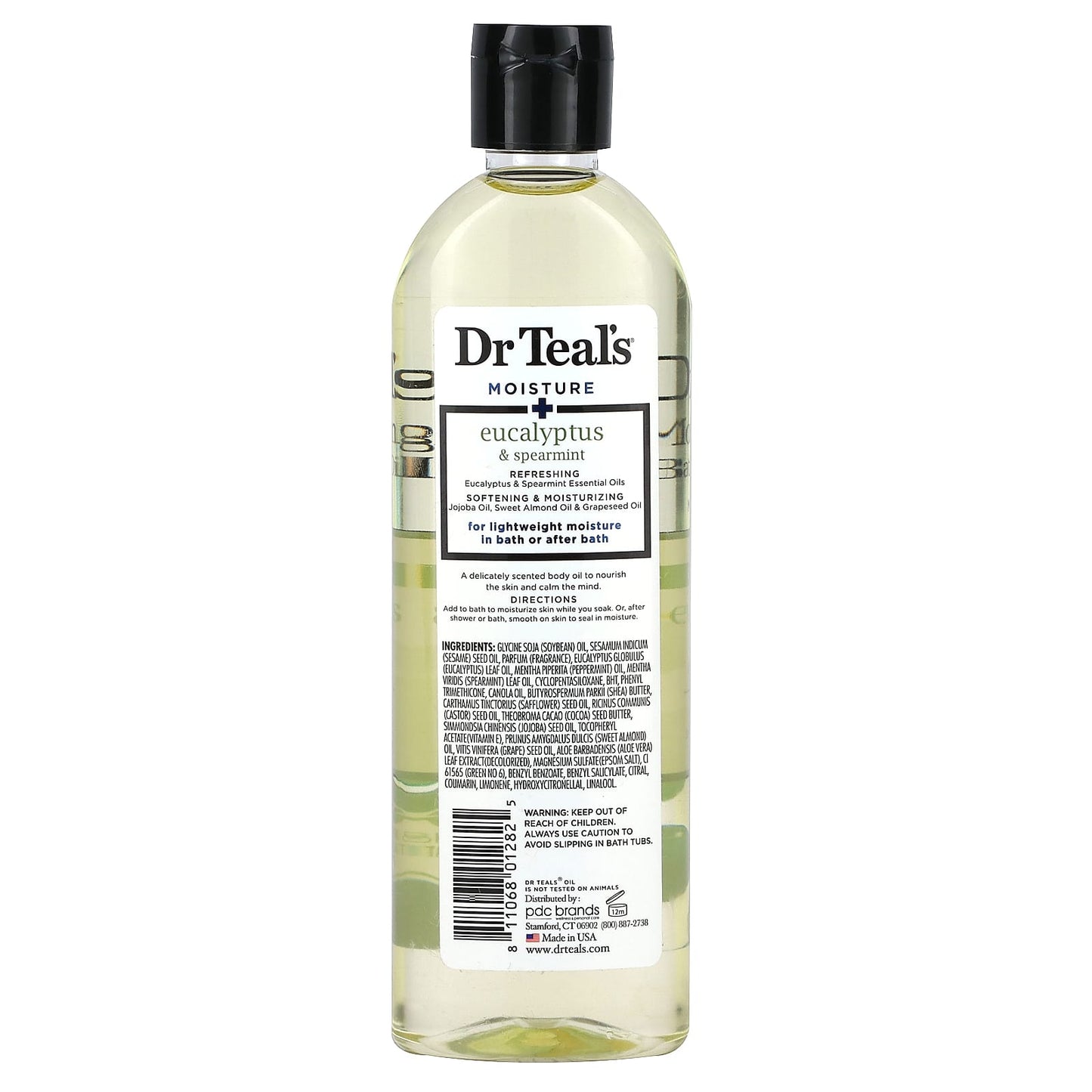 Eucalyptus & Spearmint Moisturizing Bath Oil by Dr. Teal's - 8.8 fl oz - Image 2
