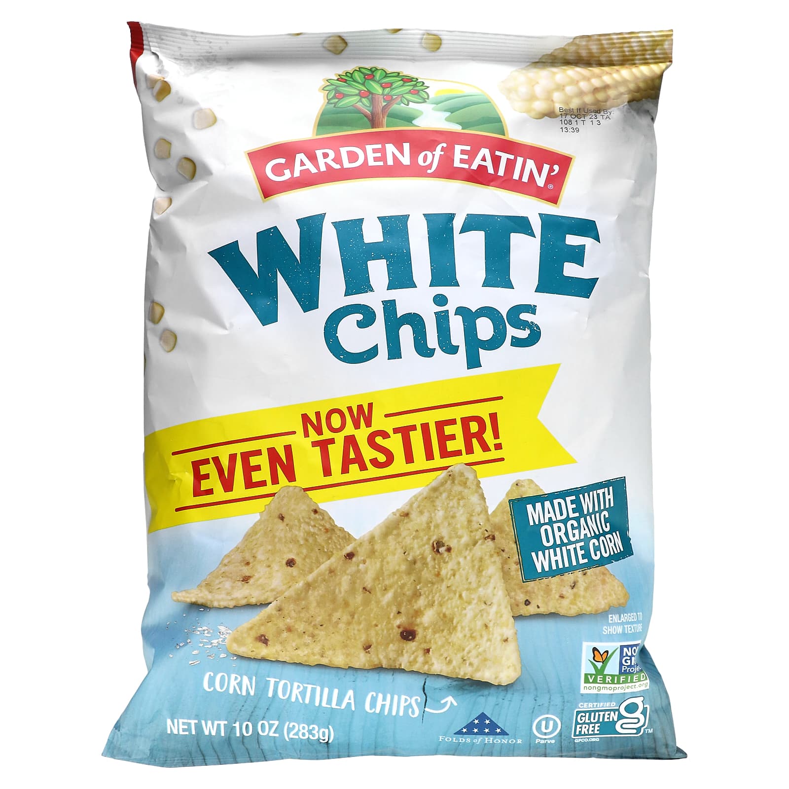 Garden of Eatin' Organic White Corn Tortilla Chips, 10 oz - Image 1