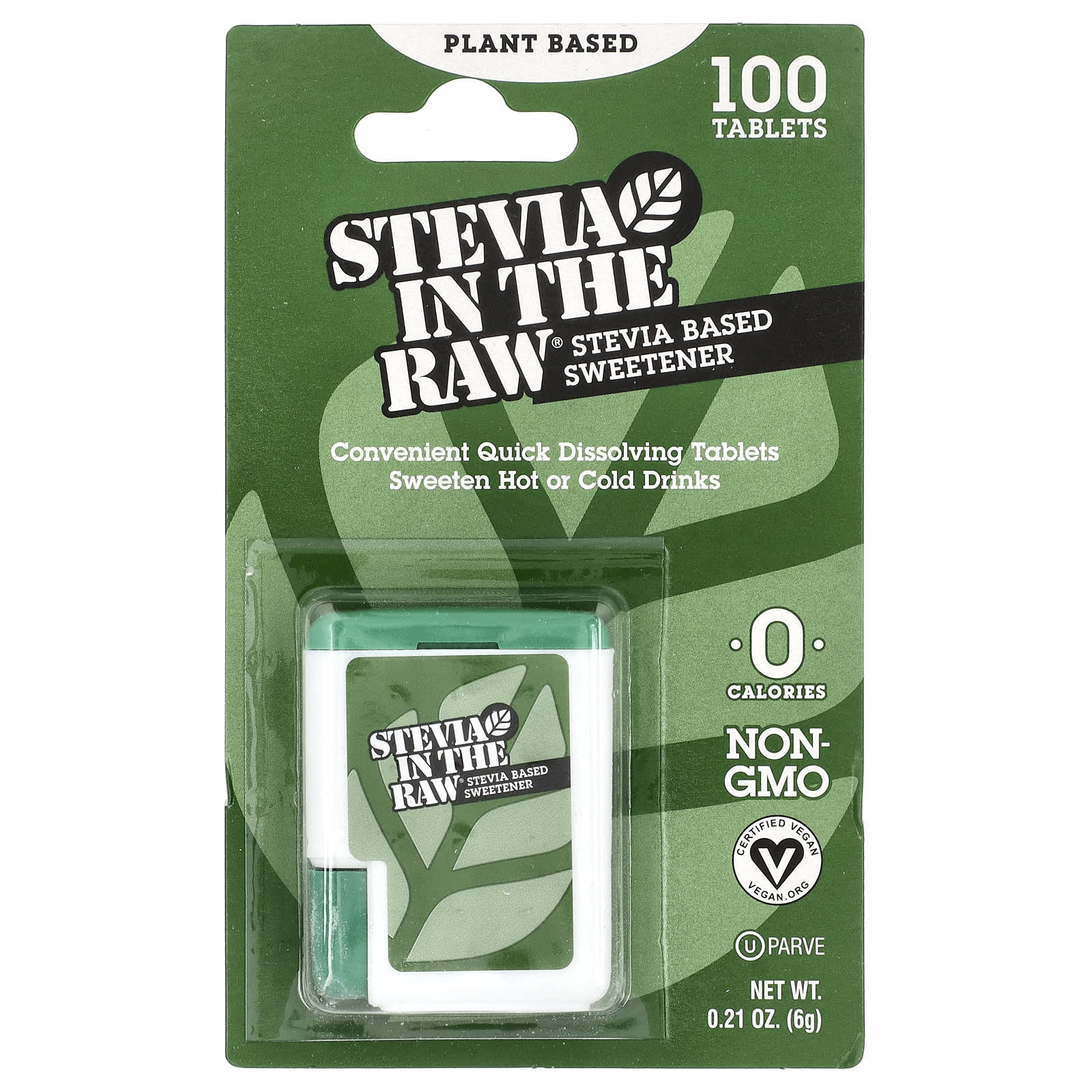 Stevia In The Raw, 0-Calorie Stevia Sweetener Tablets (100) - Image 1