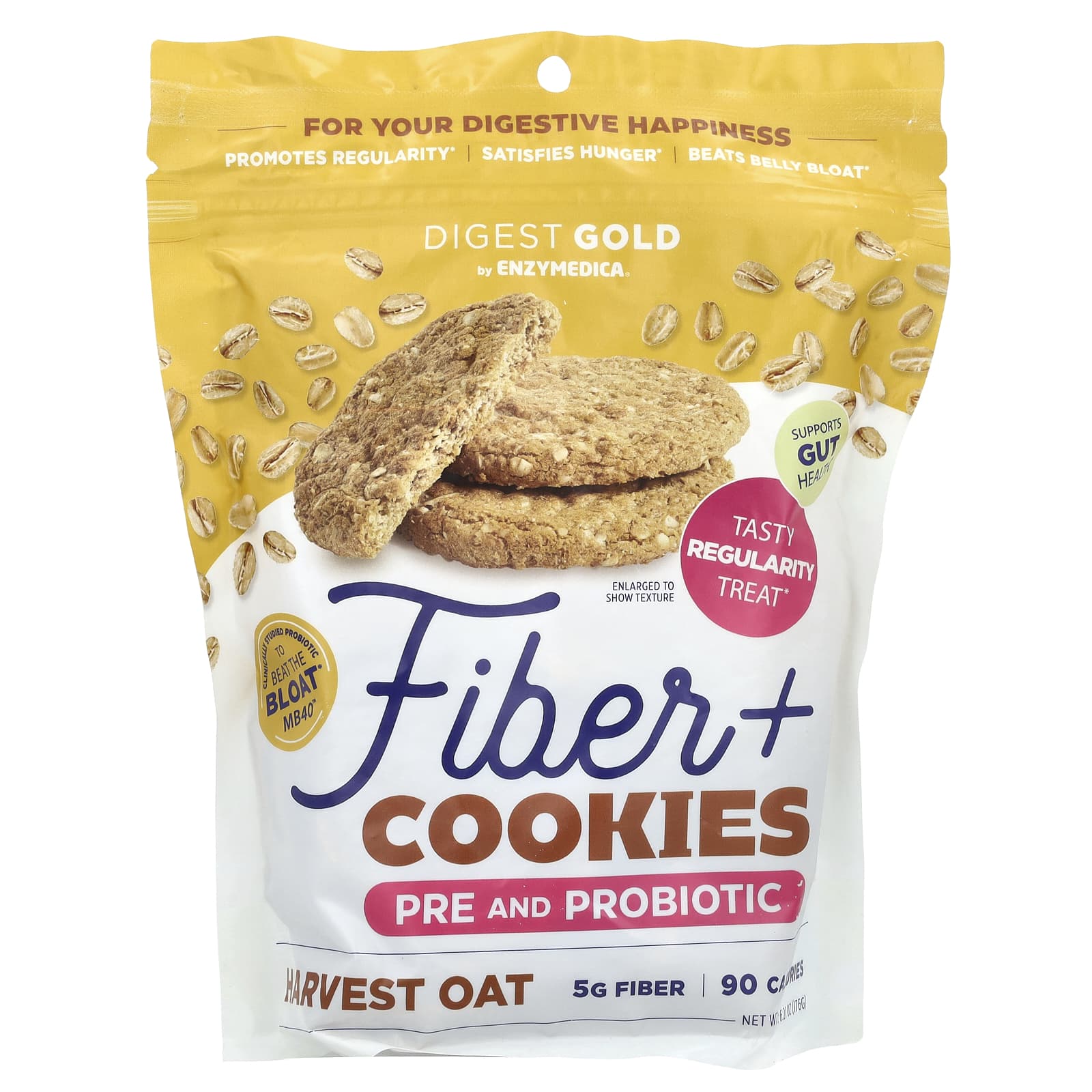 Natural Digestive Support with Enzymedica Fiber + Cookies - Image 1