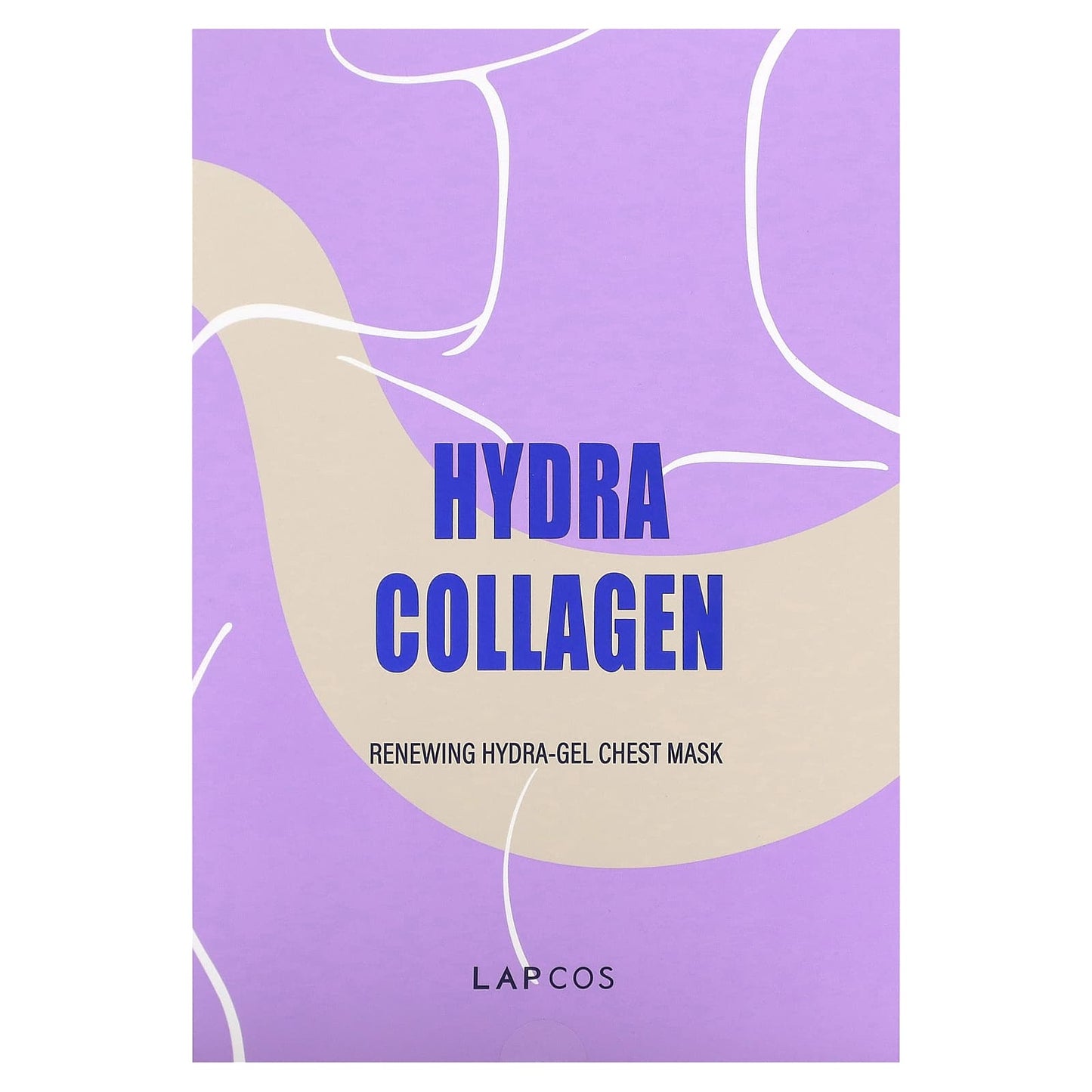 Lapcos, Hydra Collagen, Renewing Hydra-Gel Chest Beauty Mask, 3 Sheets, 1.41 oz (40 g) Each - Image 2