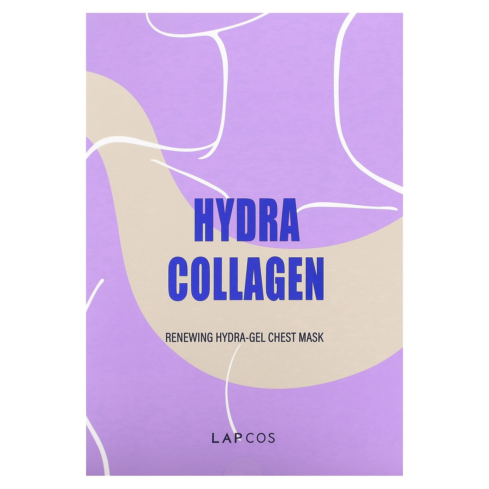 Lapcos, Hydra Collagen, Renewing Hydra-Gel Chest Beauty Mask, 3 Sheets, 1.41 oz (40 g) Each - Image 2