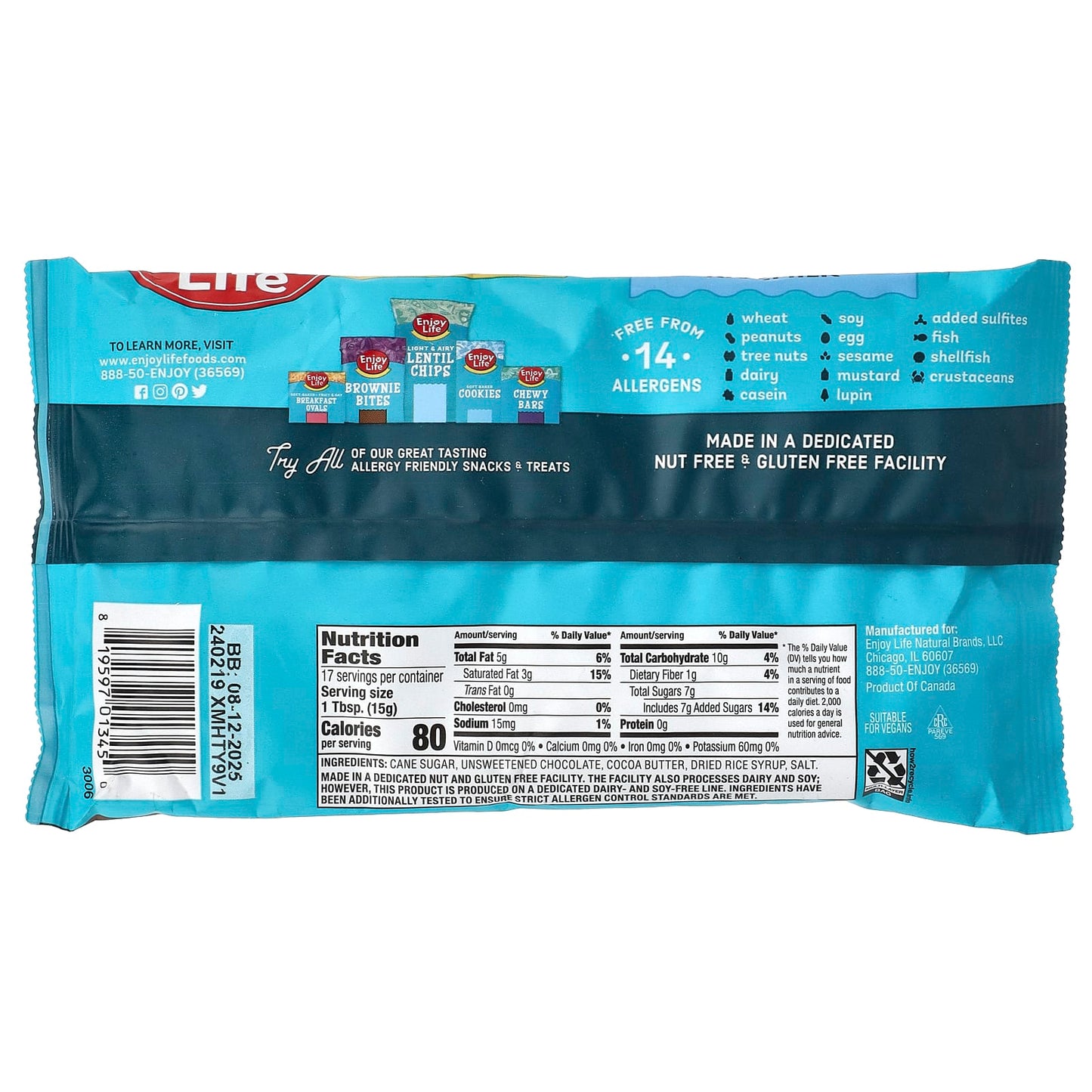 Gluten Free Baking Morsels by Enjoy Life Foods - Image 2