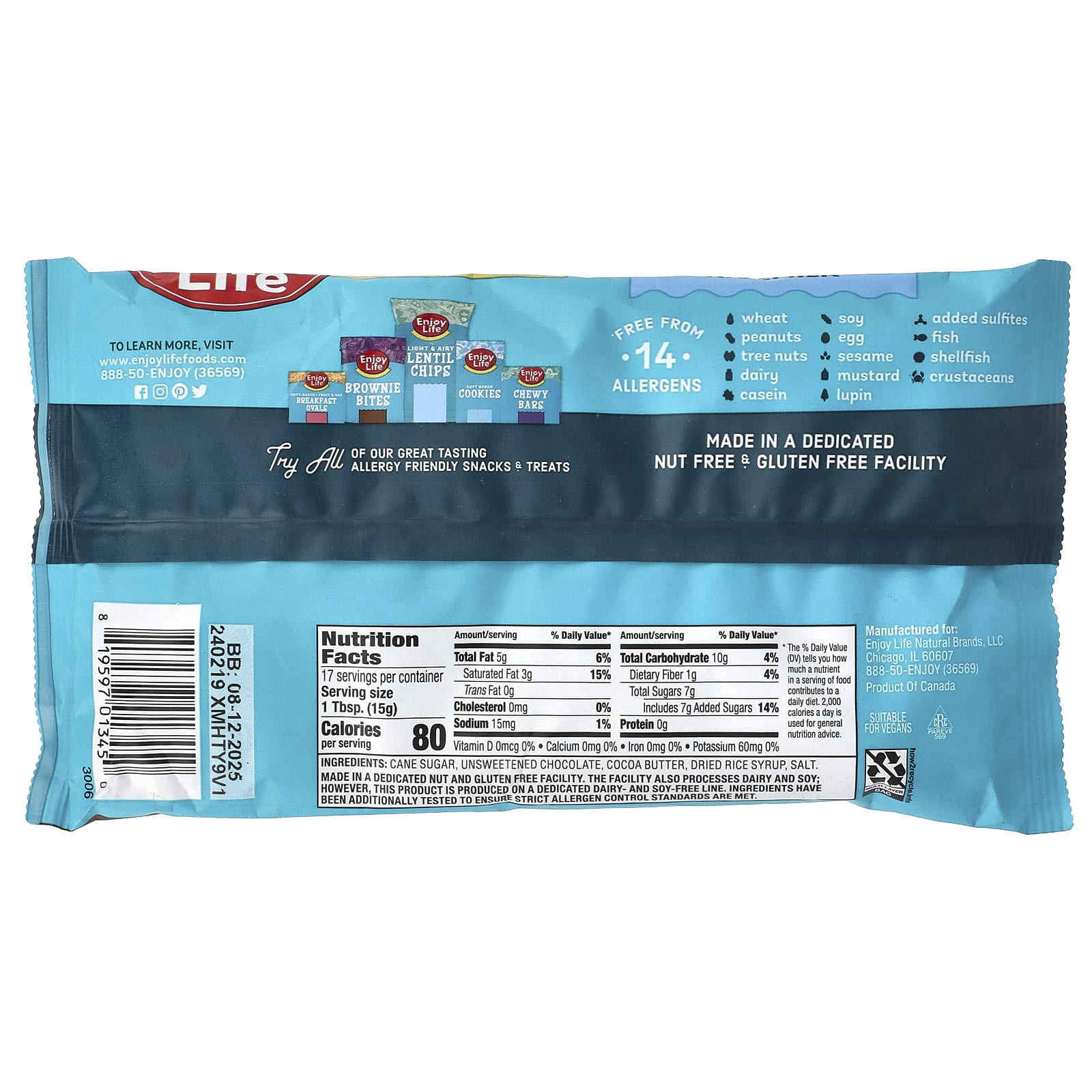 Gluten Free Baking Morsels by Enjoy Life Foods - Image 2