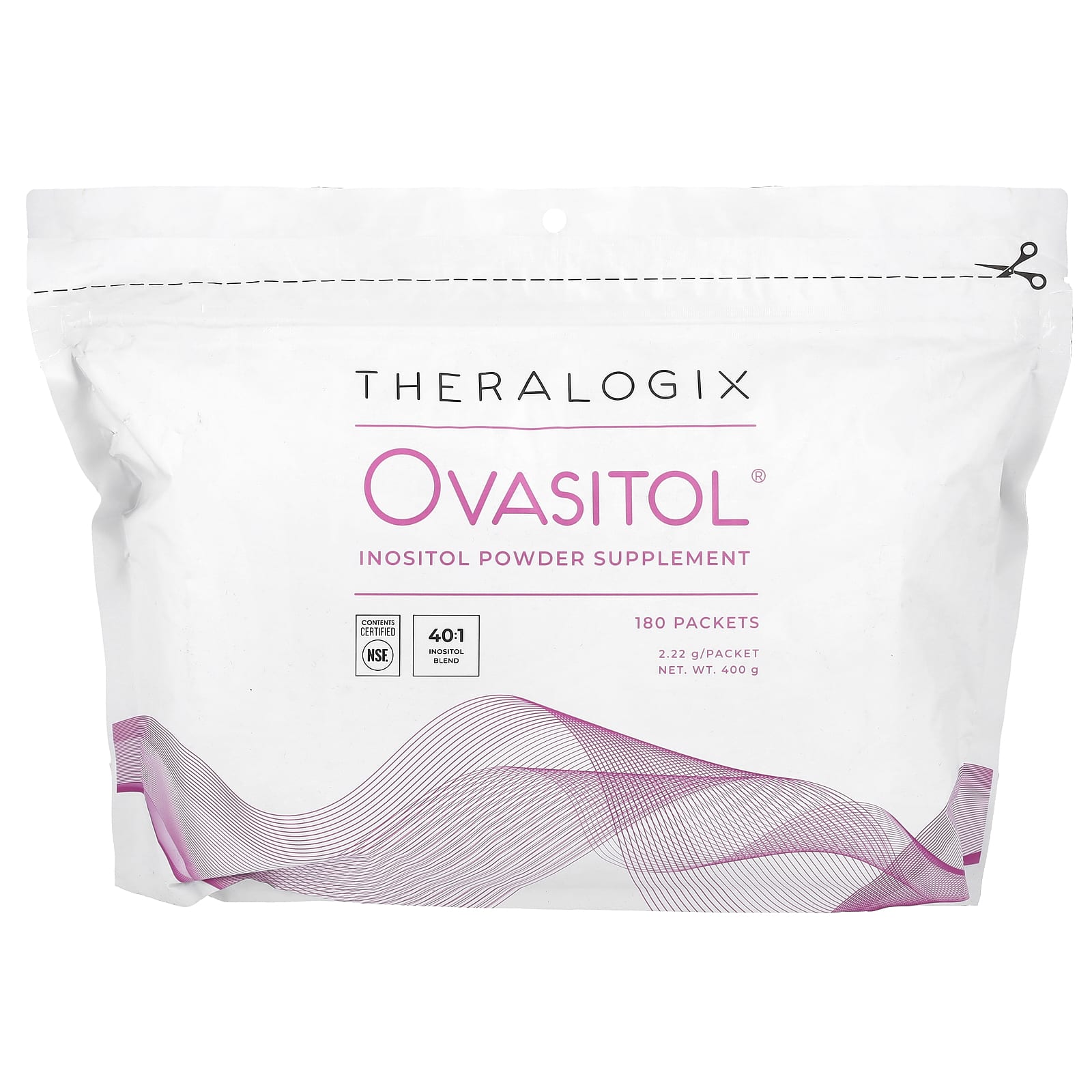 Theralogix, Ovasitol, 180 Packets, 2.22 g Each - Image 1