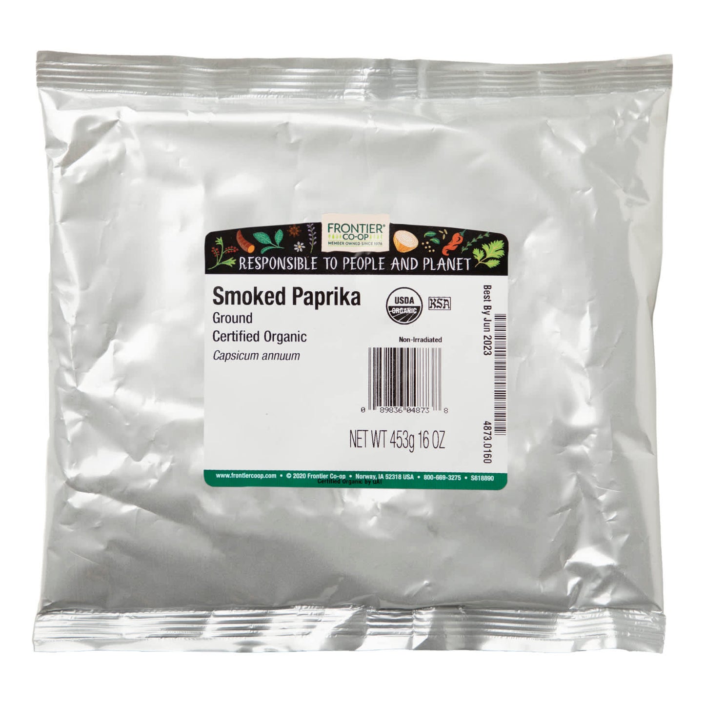 Frontier Co-op Organic Smoked Paprika, 16 oz - Earthy Flavor for Dishes - Image 2