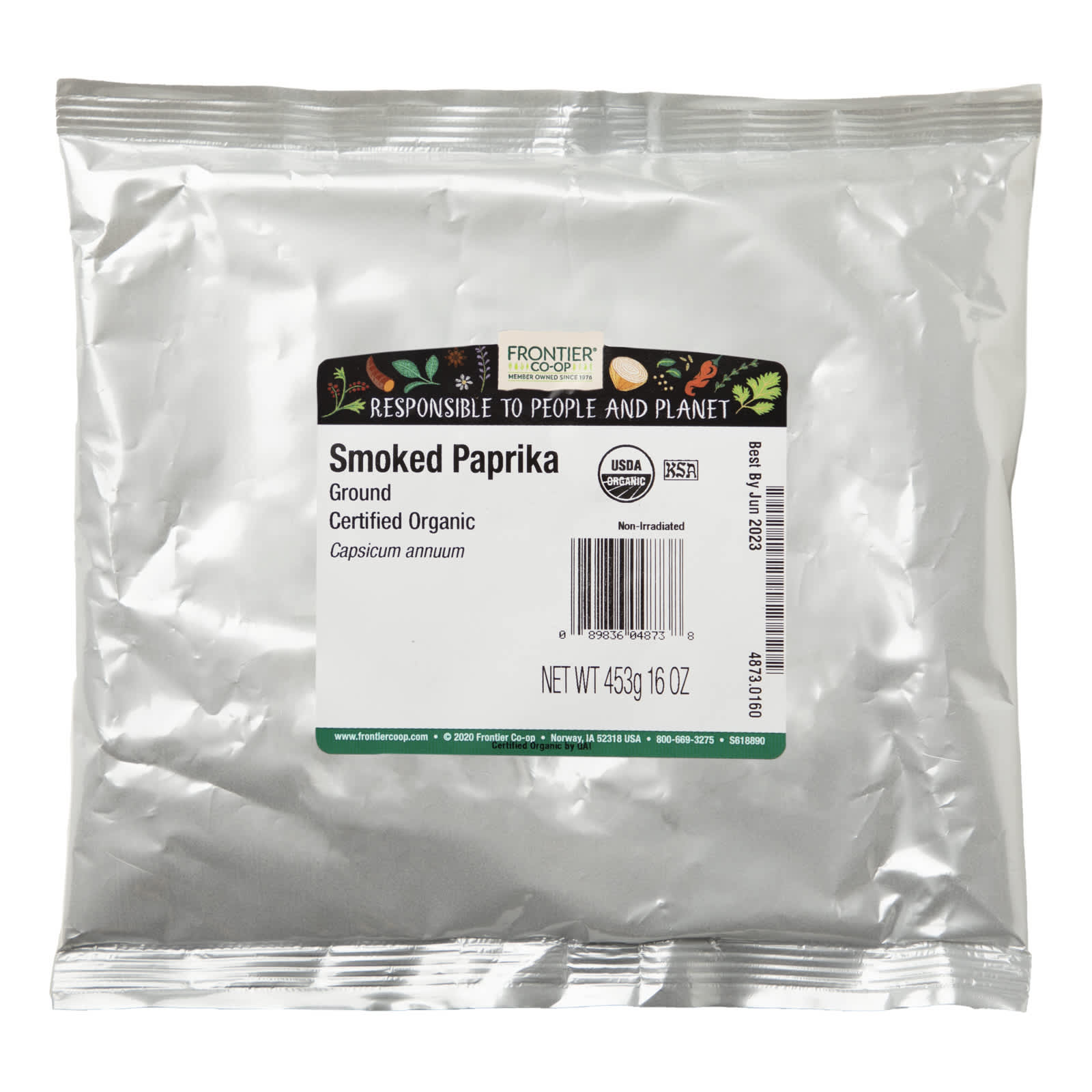 Frontier Co-op Organic Smoked Paprika, 16 oz - Earthy Flavor for Dishes - Image 2