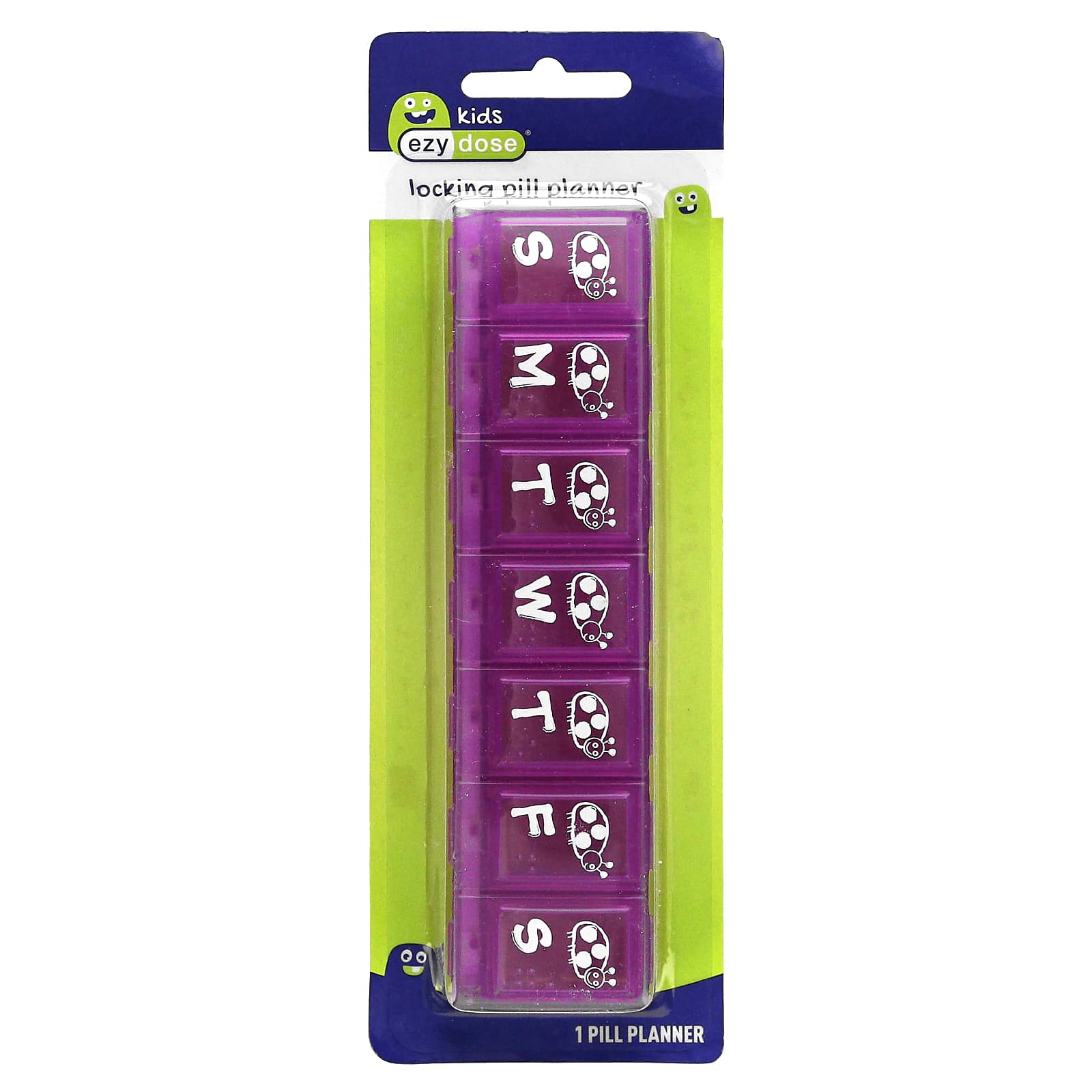 Ezy Dose Kids Locking Pill Planner, Easy Pill Management for Families - Image 1