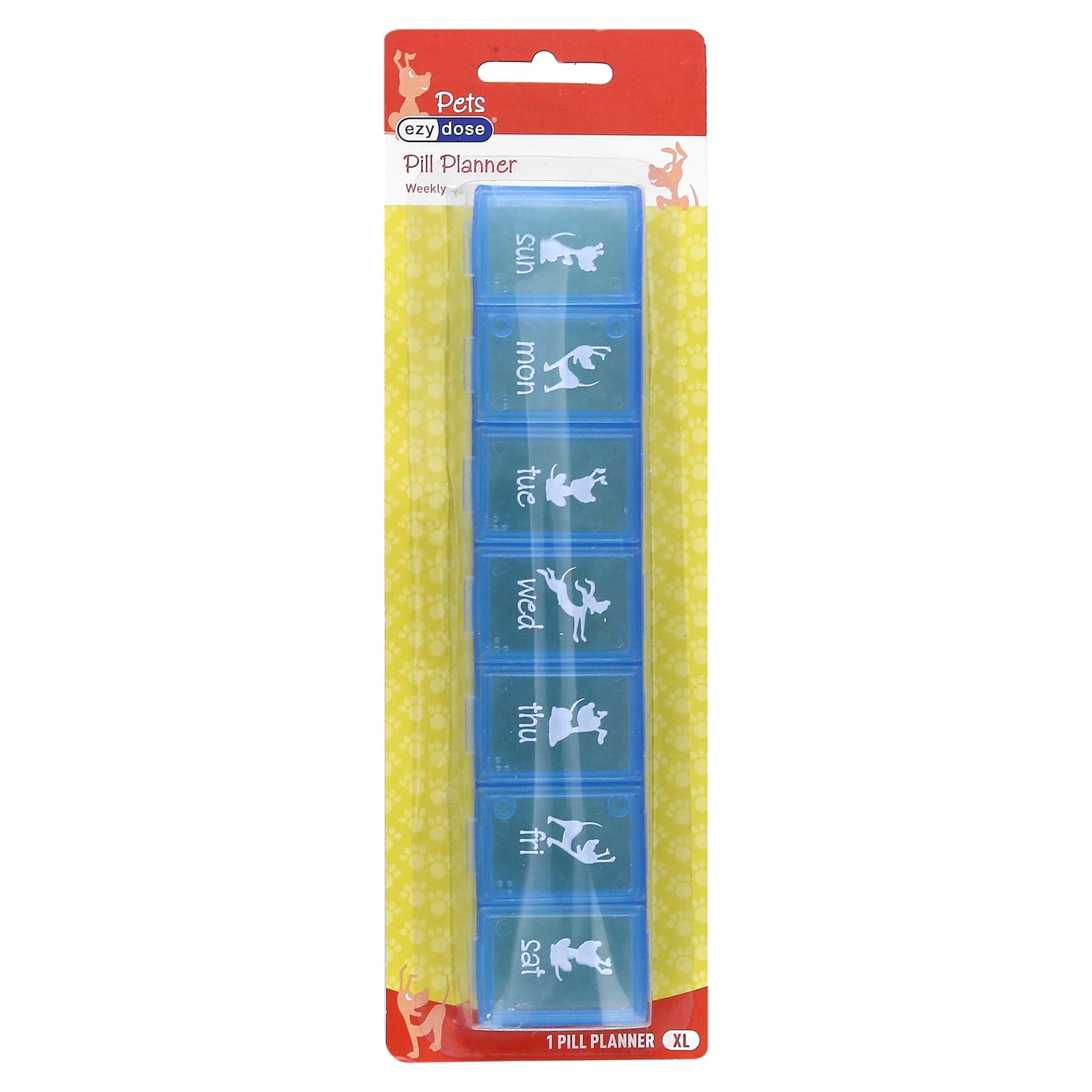 Pet Medication Organizer | Weekly Pill Planner for Dogs - Image 1