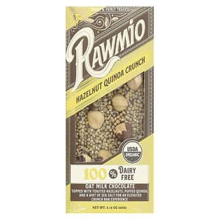 Rawmio Organic Oat Milk Chocolate Hazelnut Crunch Bars 2.12 oz
