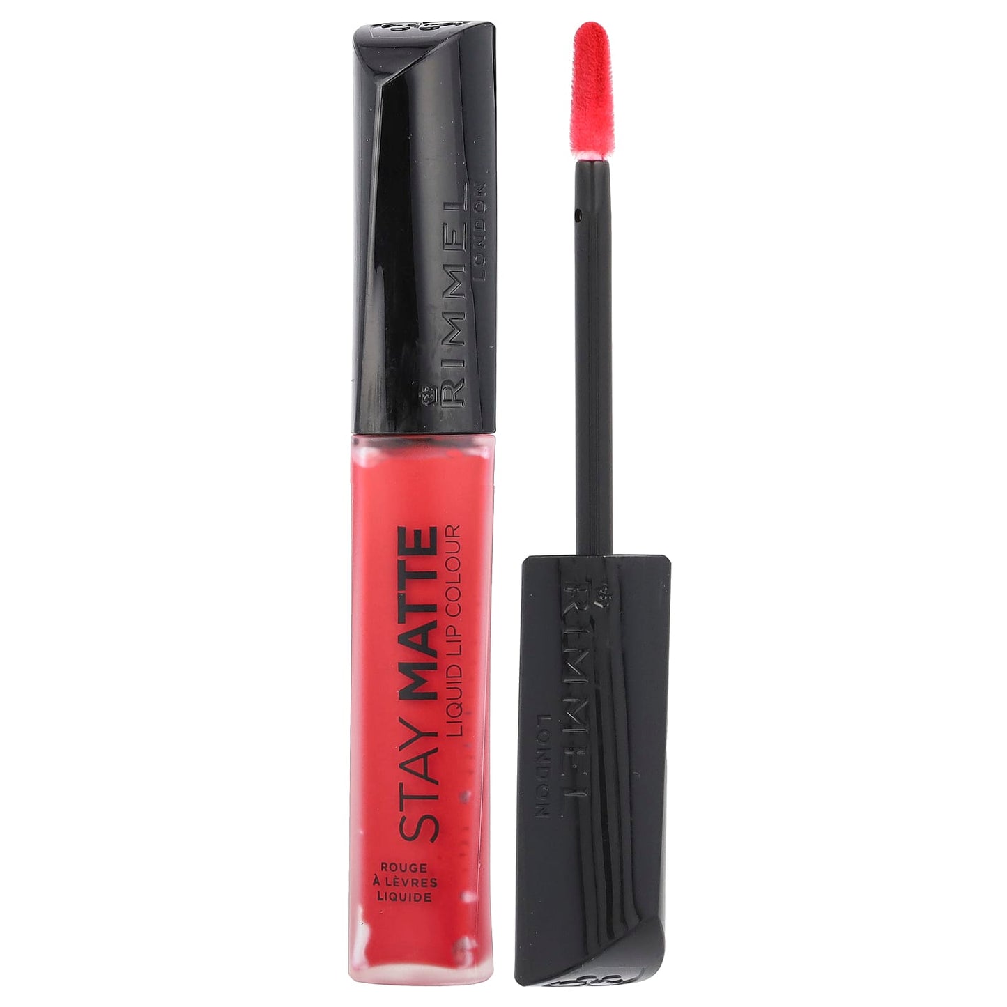 Rimmel London, Stay Matte, Liquid Lip Colour, 500 Fire Starter, 0.21 fl oz (6.5 ml) - Image 1
