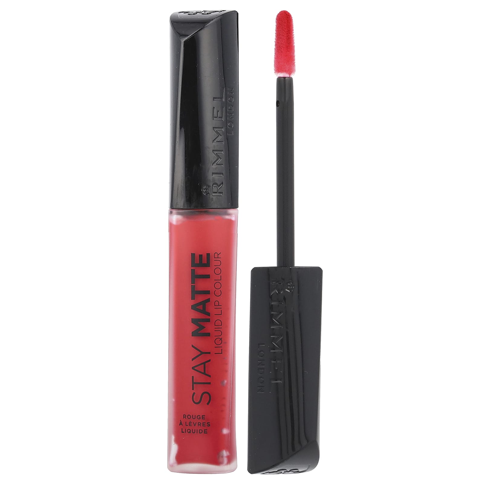 Rimmel London, Stay Matte, Liquid Lip Colour, 500 Fire Starter, 0.21 fl oz (6.5 ml) - Image 1