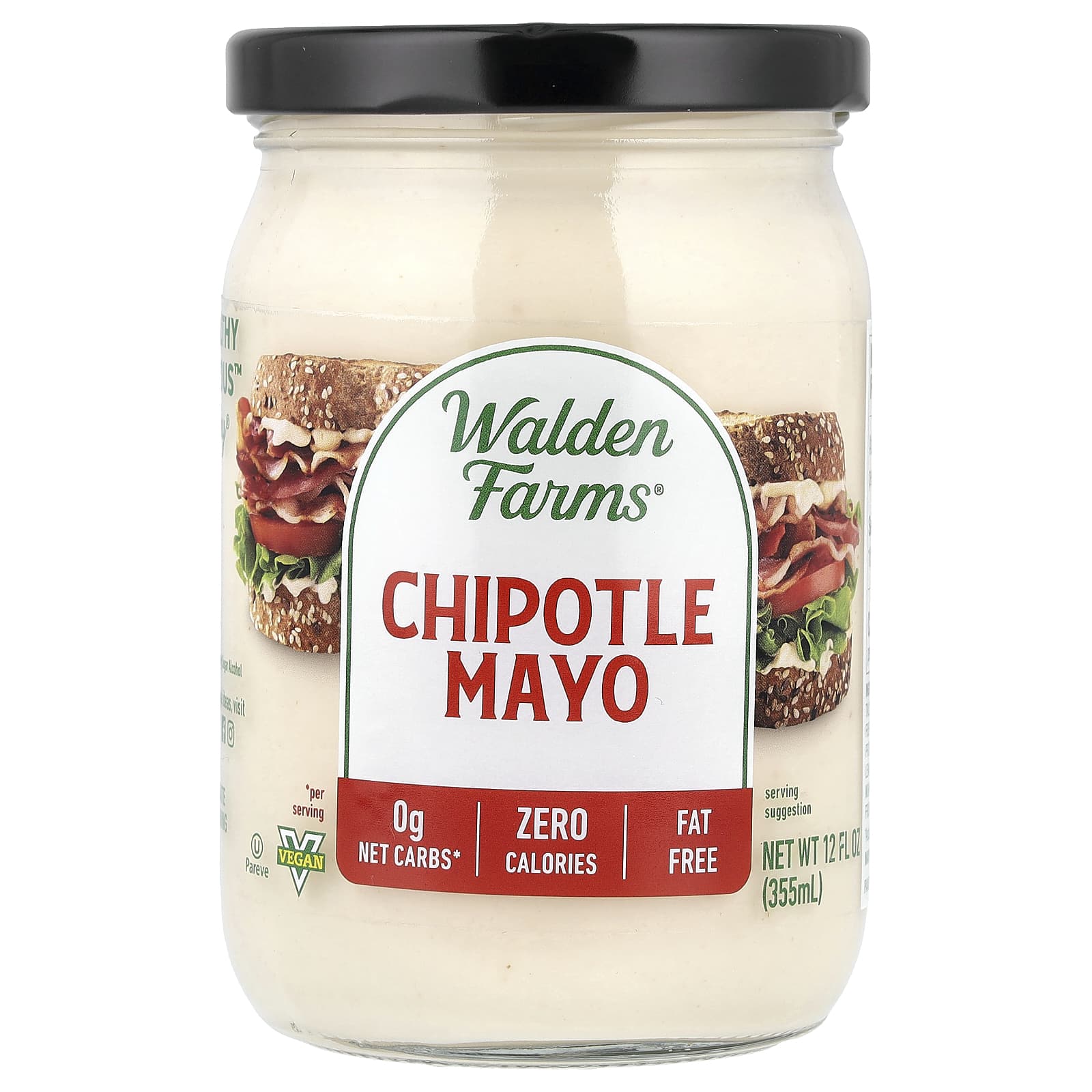 Walden Farms, Chipotle Mayo, 12 fl oz (355 ml) - Image 1