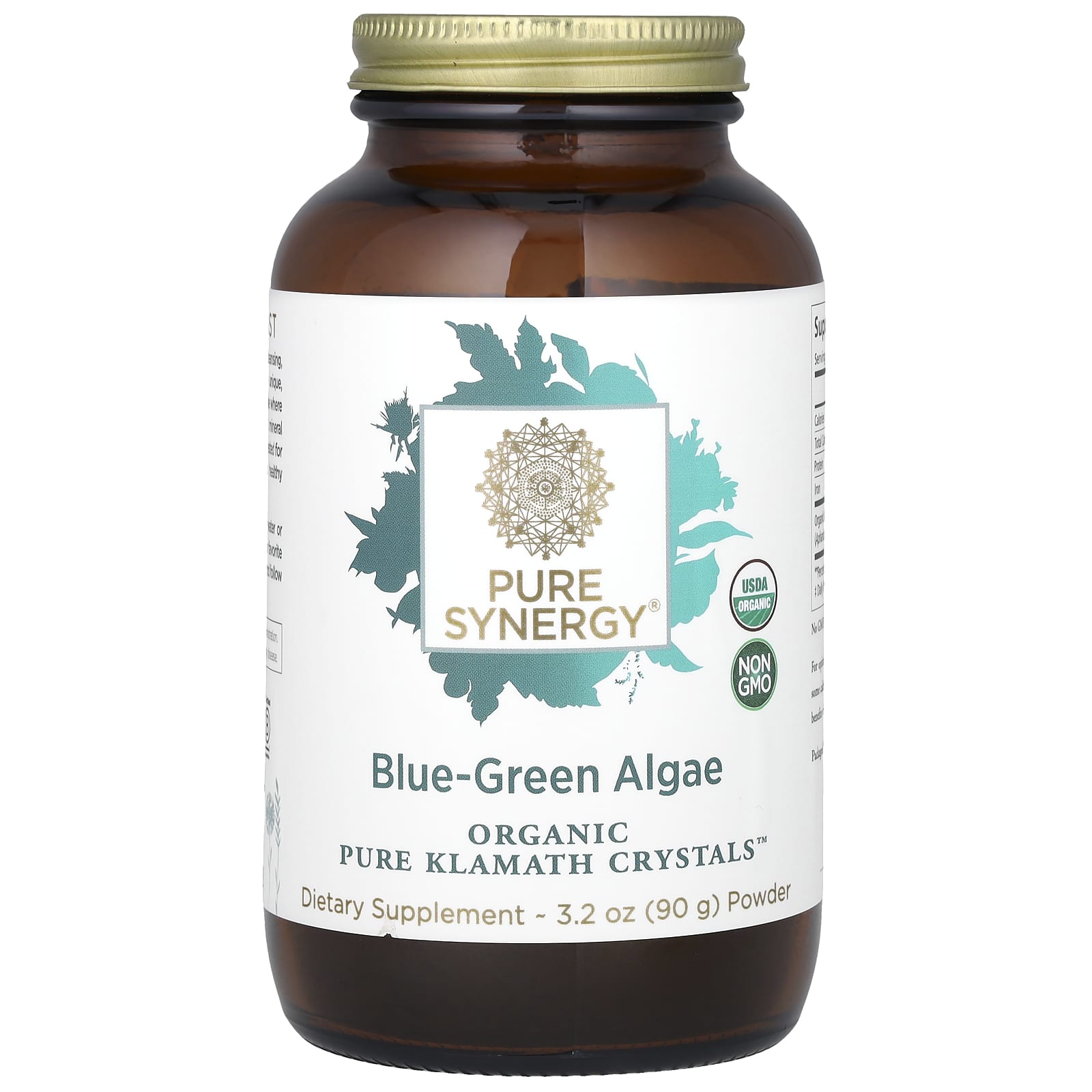 Pure Synergy, Blue-Green Algae Powder, 3.2 oz ( 90 g) - Image 1
