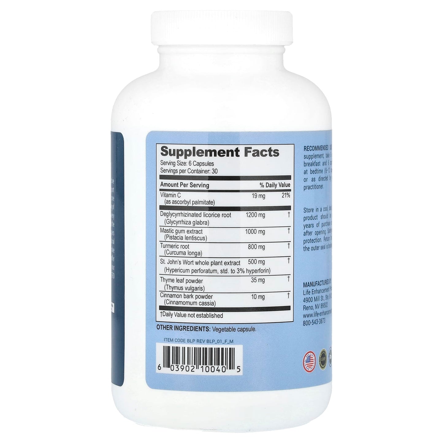 Life Enhancement, Bye-Lori Plus™, 180 Vegetarian Capsules - Image 2