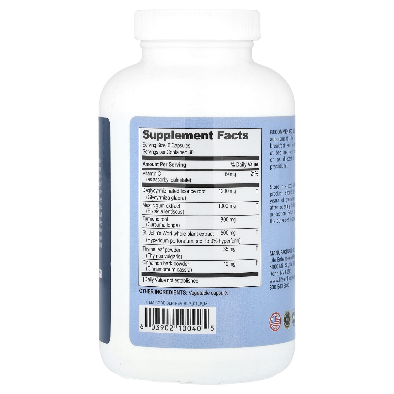 Life Enhancement, Bye-Lori Plus™, 180 Vegetarian Capsules - Image 2