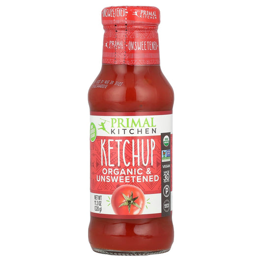 Primal Kitchen, Organic Ketchup, Unsweetened, 11.3 oz (320 g) - Image 1