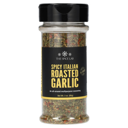 The Spice Lab, All-Around Multipurpose Seasoning, Spicy Italian Roasted Garlic, 3 oz (85 g) - Image 1
