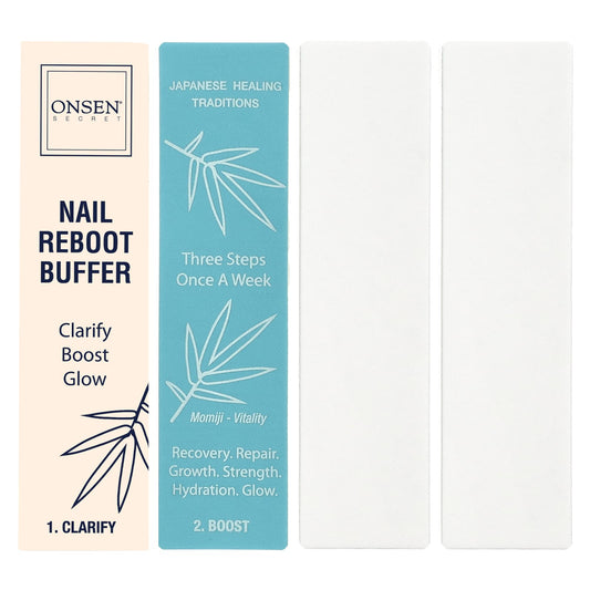 Onsen Secret, Nail Reboot Eco-Pads , 4 Replacement Pads - Image 1