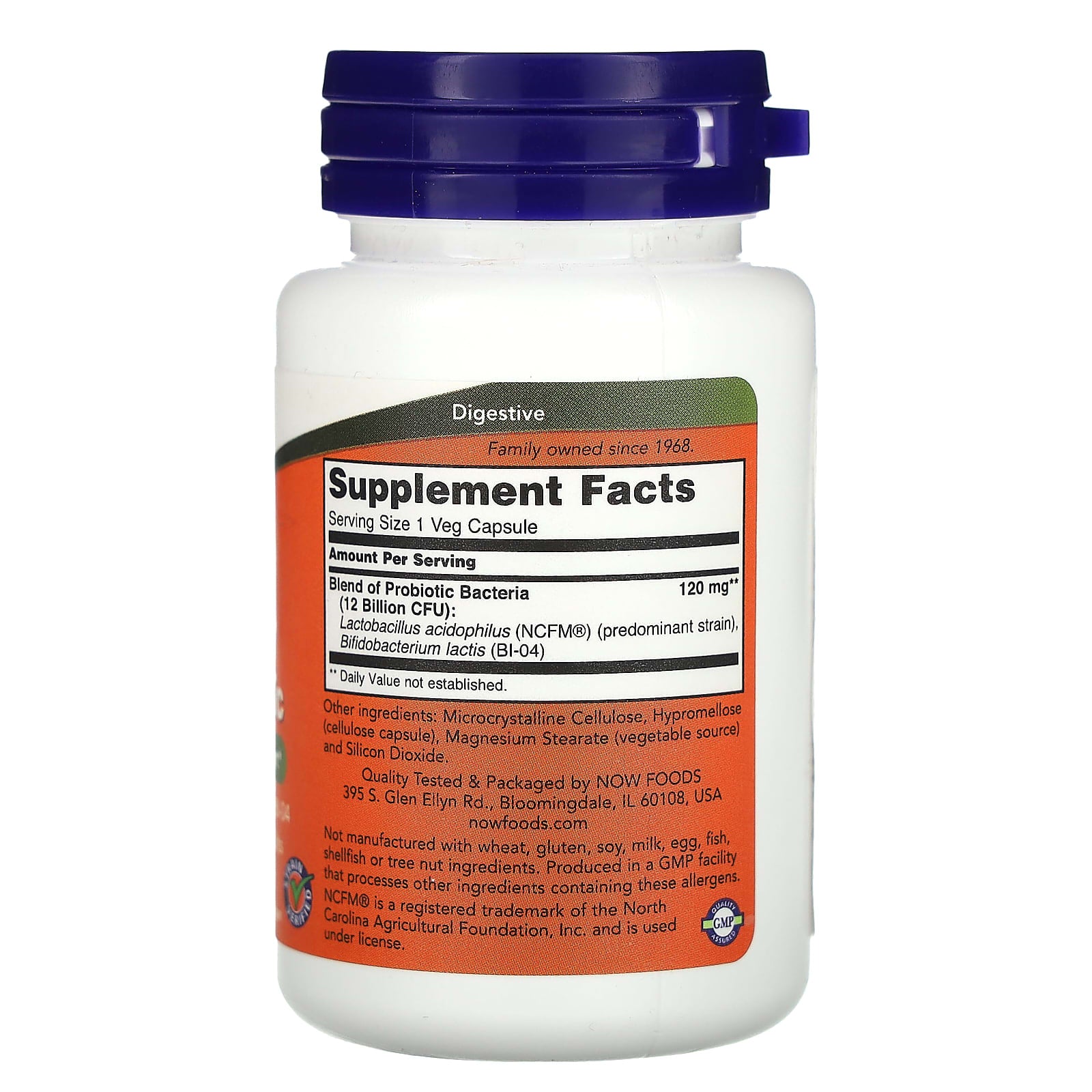 NOW Foods, Respiratory Care Probiotic, 60 Veg Capsules - Image 2