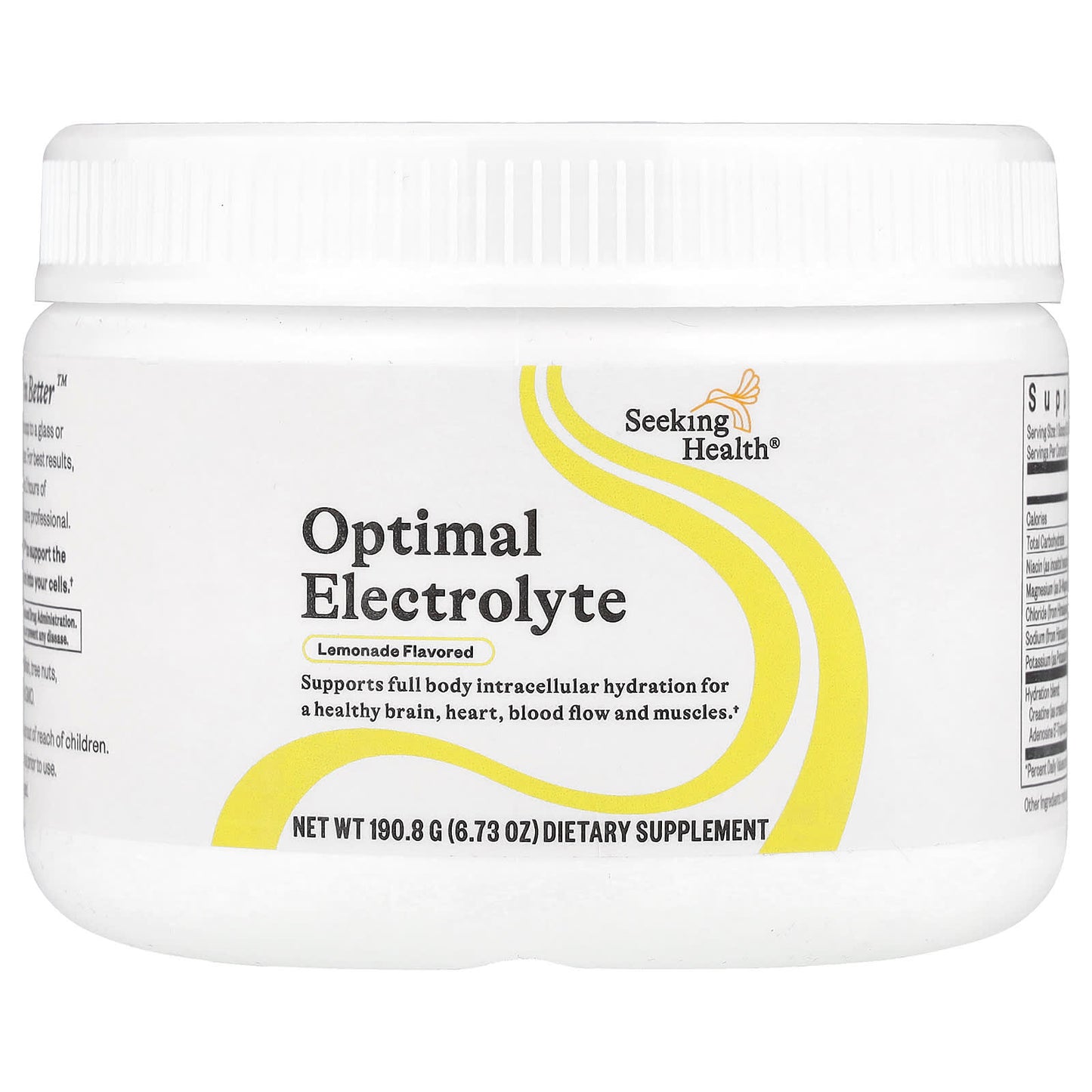Seeking Health, Optimal Electrolyte, Lemonade, 6.73 oz (190.8 g) - Image 1