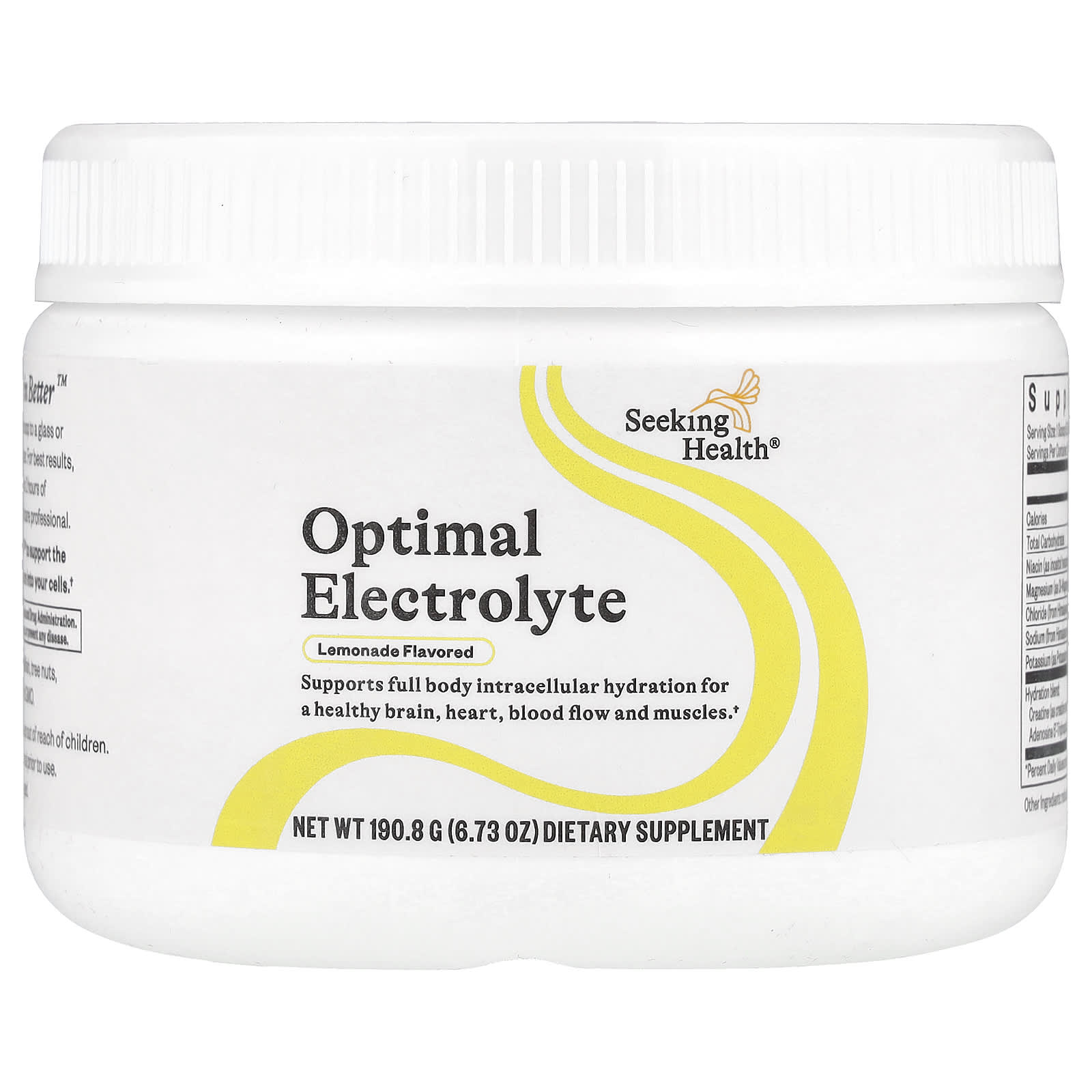 Seeking Health, Optimal Electrolyte, Lemonade, 6.73 oz (190.8 g) - Image 1