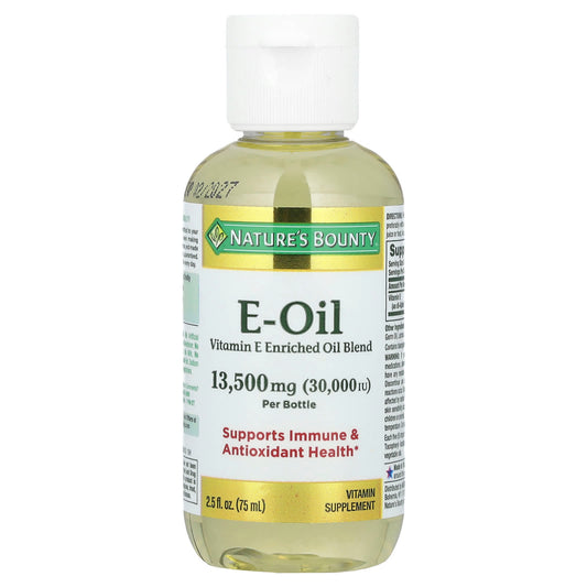 Nature's Bounty, Vitamin E-Oil, 2.5 fl oz (75 ml) - Image 1