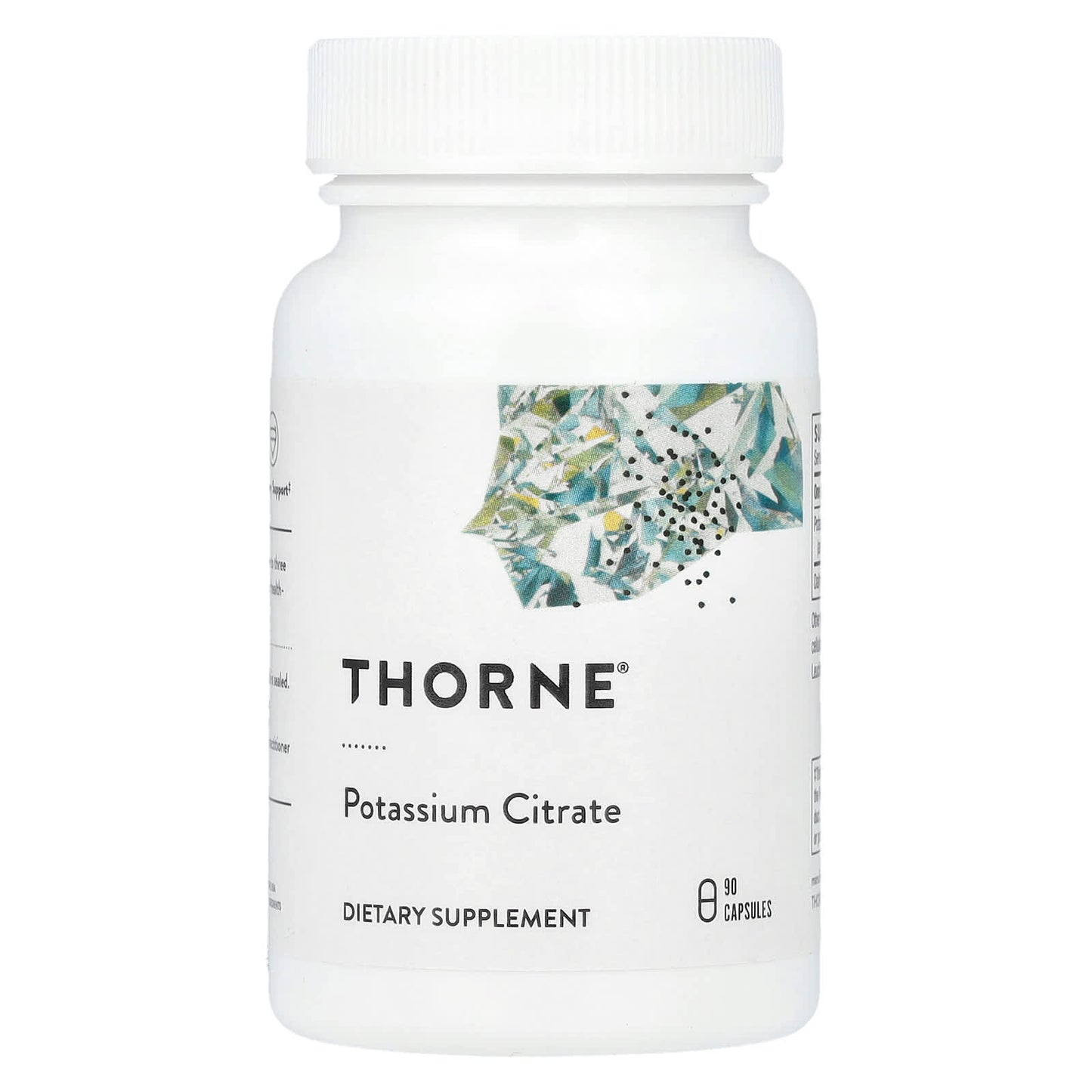 Thorne, Potassium Citrate, 90 Capsules (99 mg per Capsule)