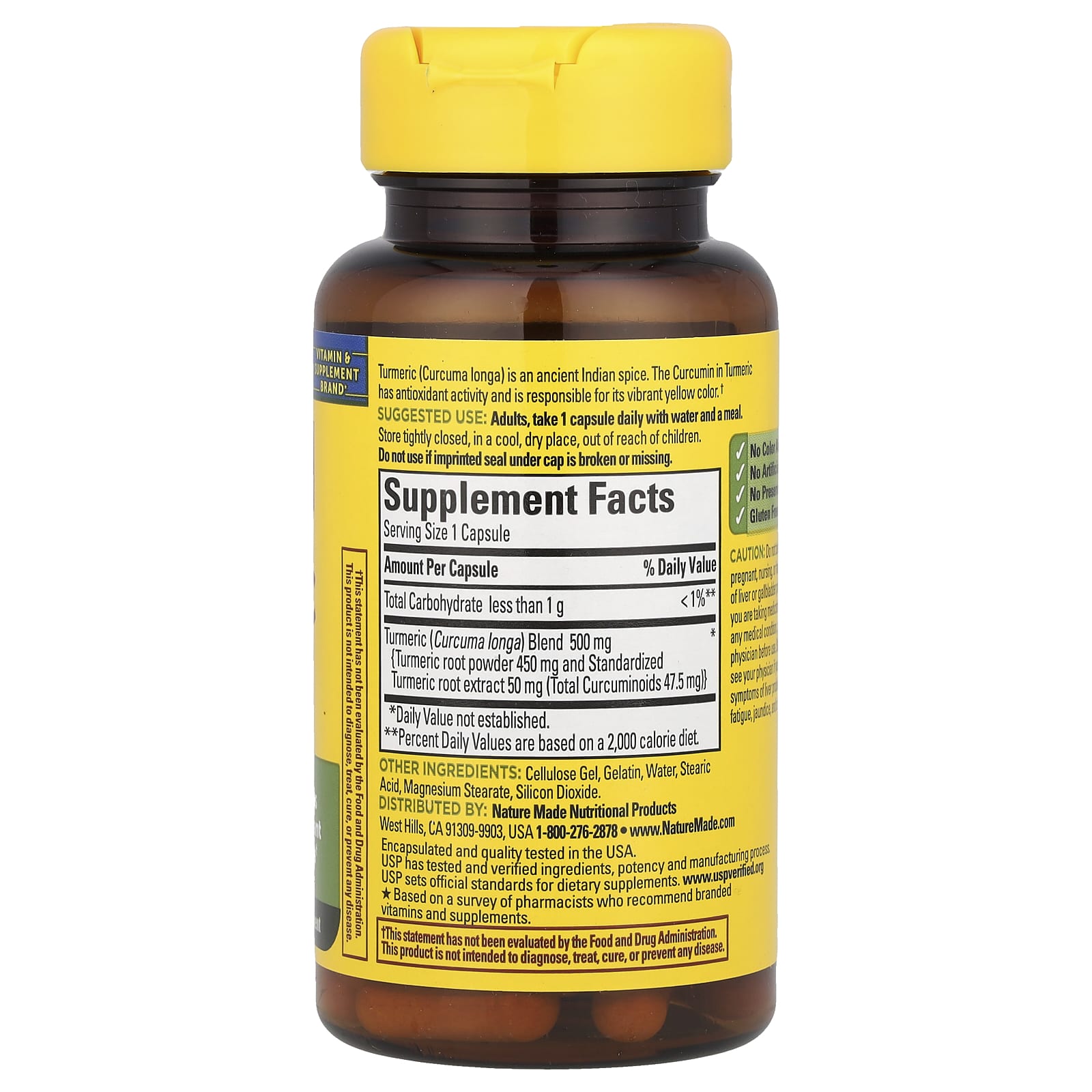 Nature Made, Turmeric Curcumin, 60 Capsules - Image 2