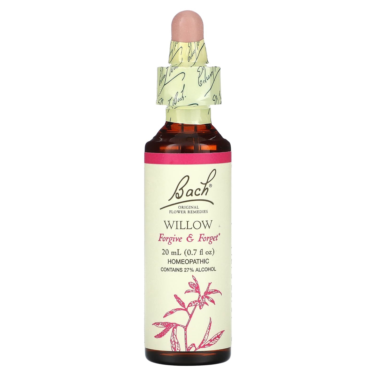 Bach Willow Flower Remedy for Forgiveness & Relaxation, 0.7 fl oz - Image 1