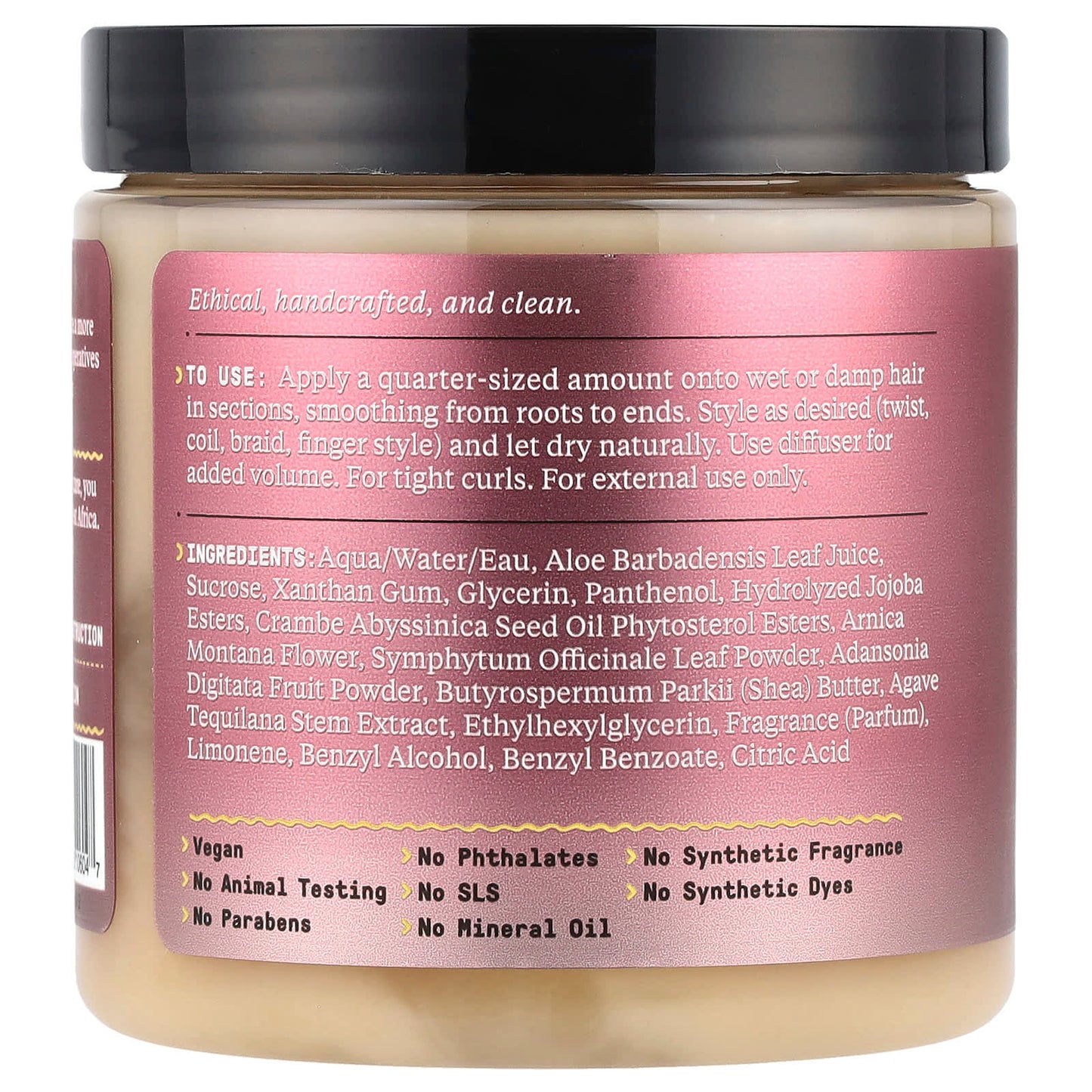 Define Beautiful Curls with Alaffia's Unrefined Shea Butter Curl Custard - Image 2
