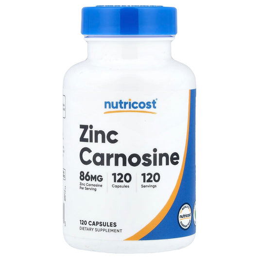 Nutricost, Zinc Carnosine, 120 Capsules - Image 1