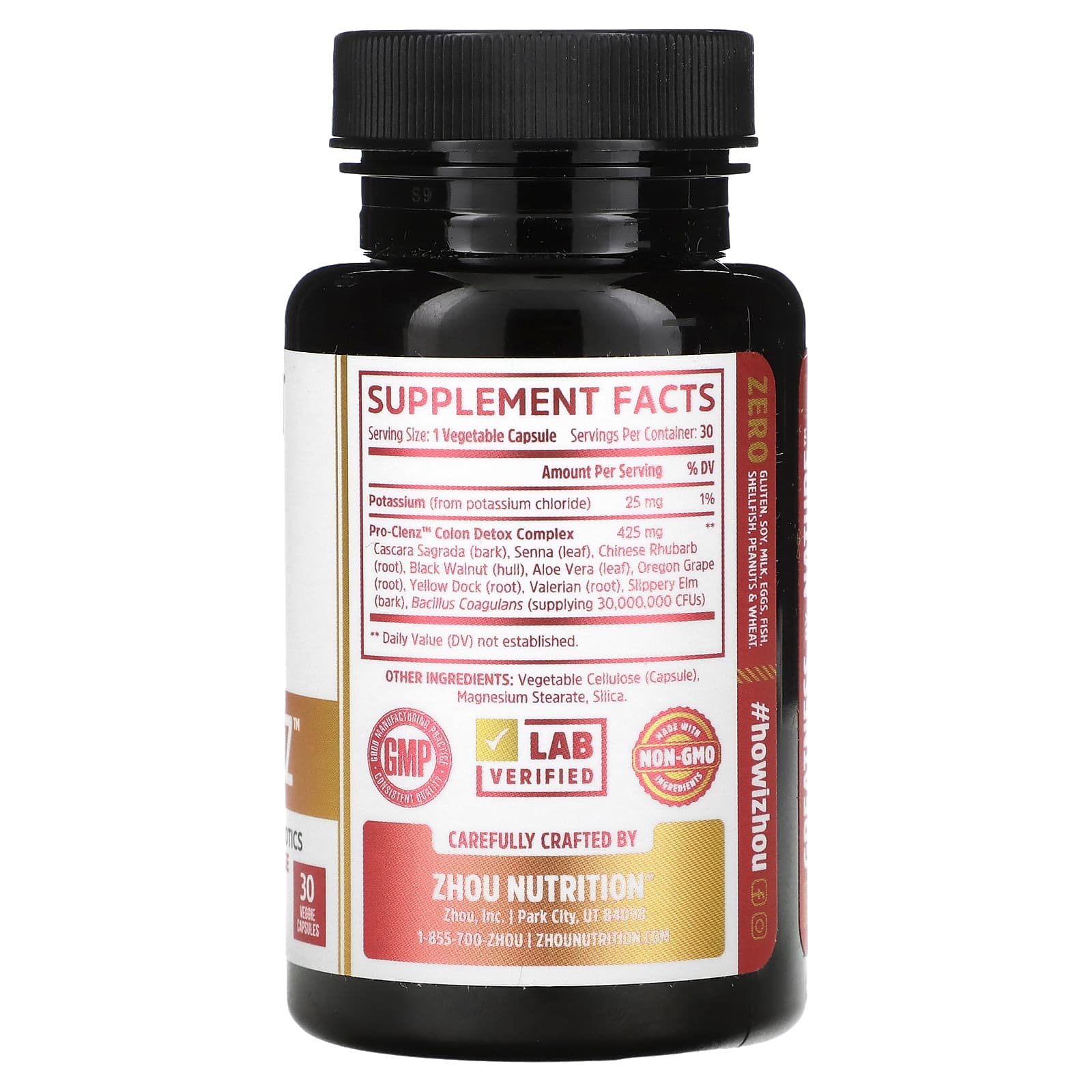 Zhou Nutrition, Pro-Clenz, Complete 7 Day Cleanse, 30 Veggie Capsules - Image 2