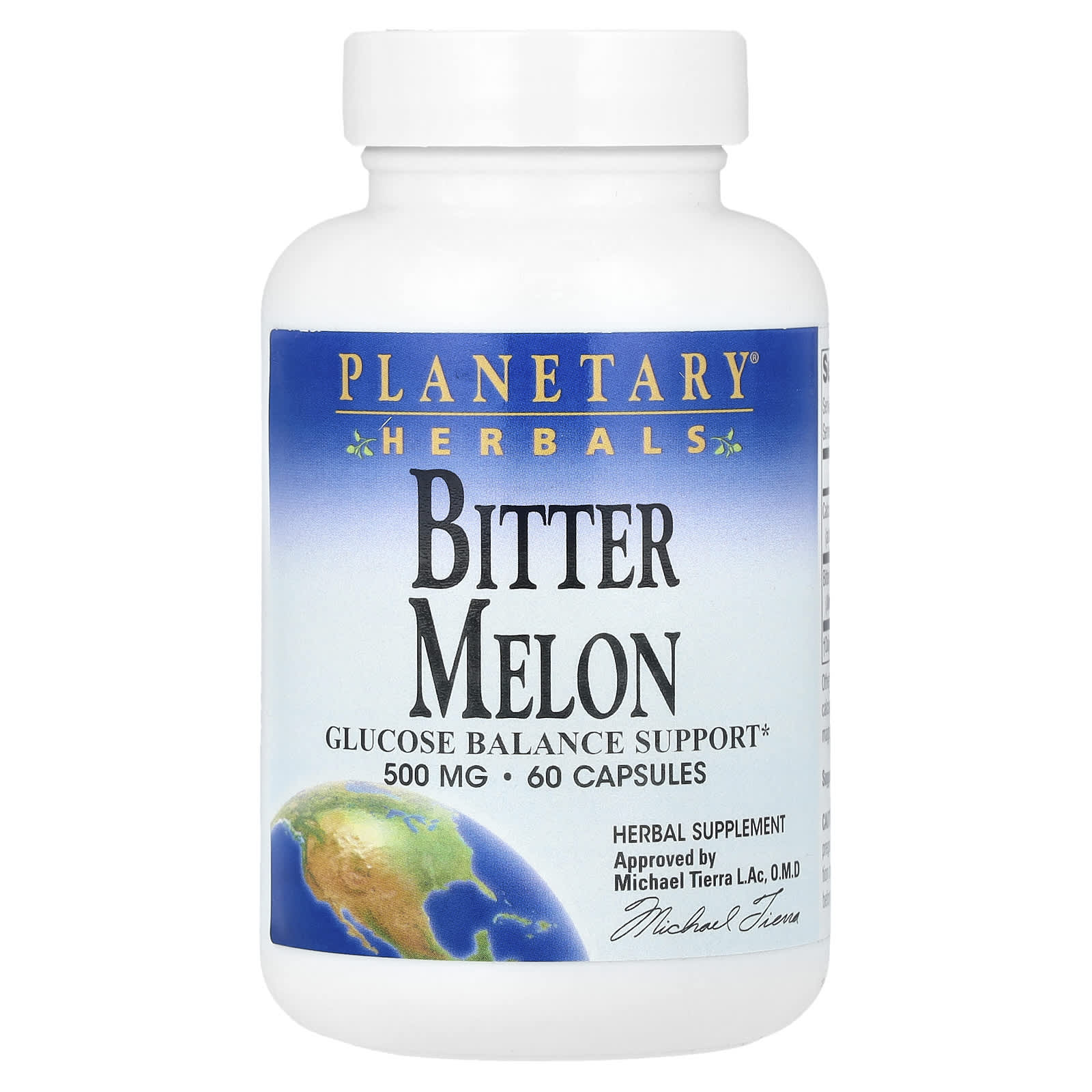 Planetary Herbals, Bitter Melon, 60 Capsules - Image 1
