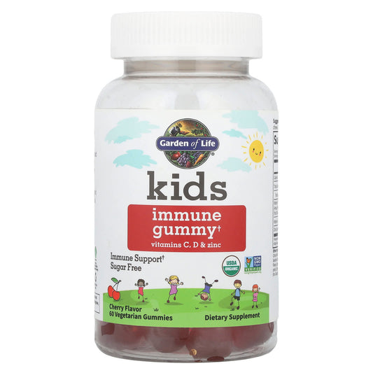 Garden of Life Organic Kid's Immune Gummy with Vitamin C, D & Zinc - Image 1