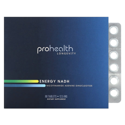 ProHealth Longevity, Energy NADH, 12.5 mg, 90 Tablets - Image 1