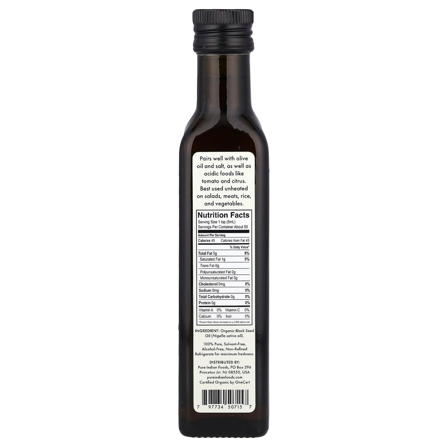 Pure Indian Foods, Black Seed Oil , 250 ml - Image 2