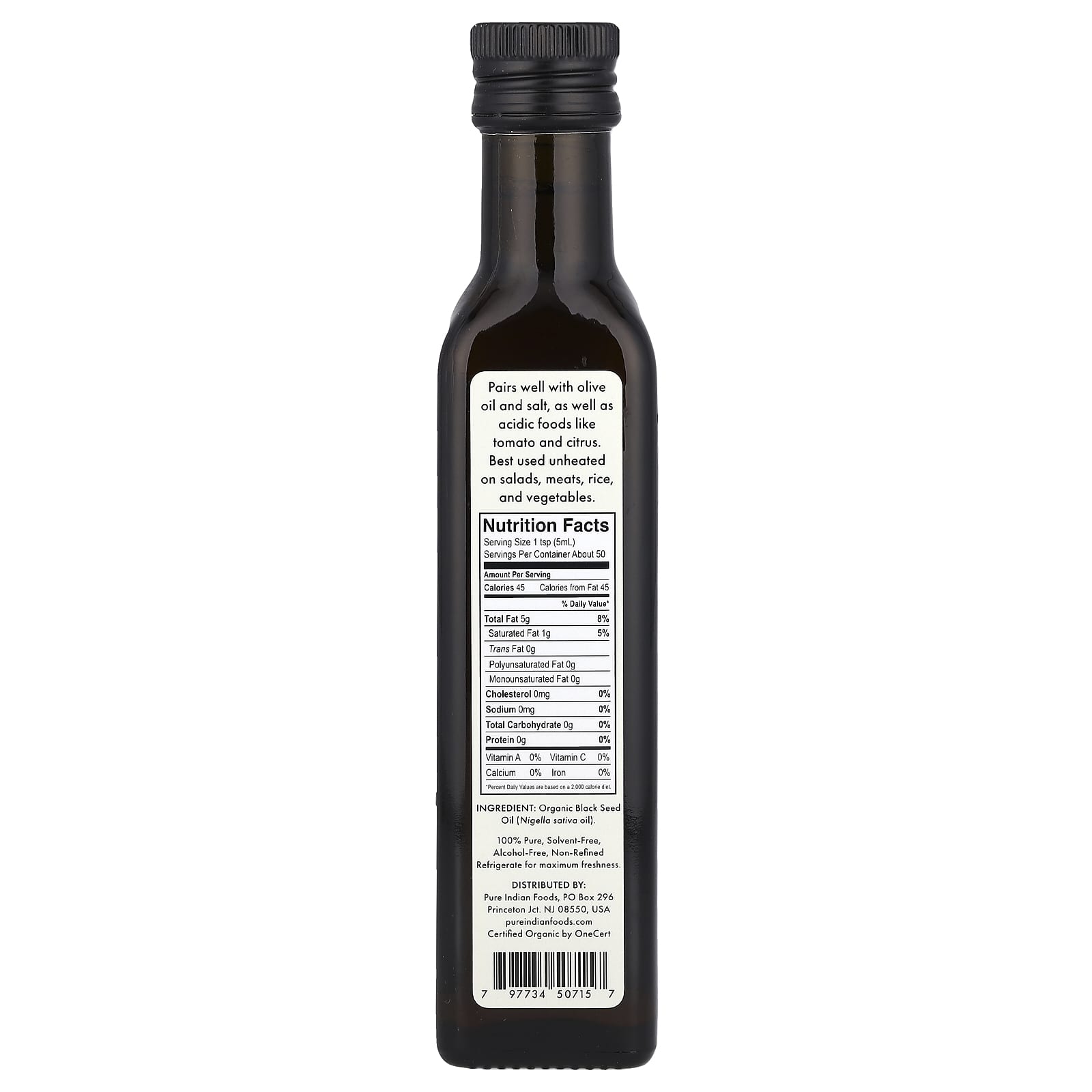 Pure Indian Foods, Black Seed Oil , 250 ml - Image 2