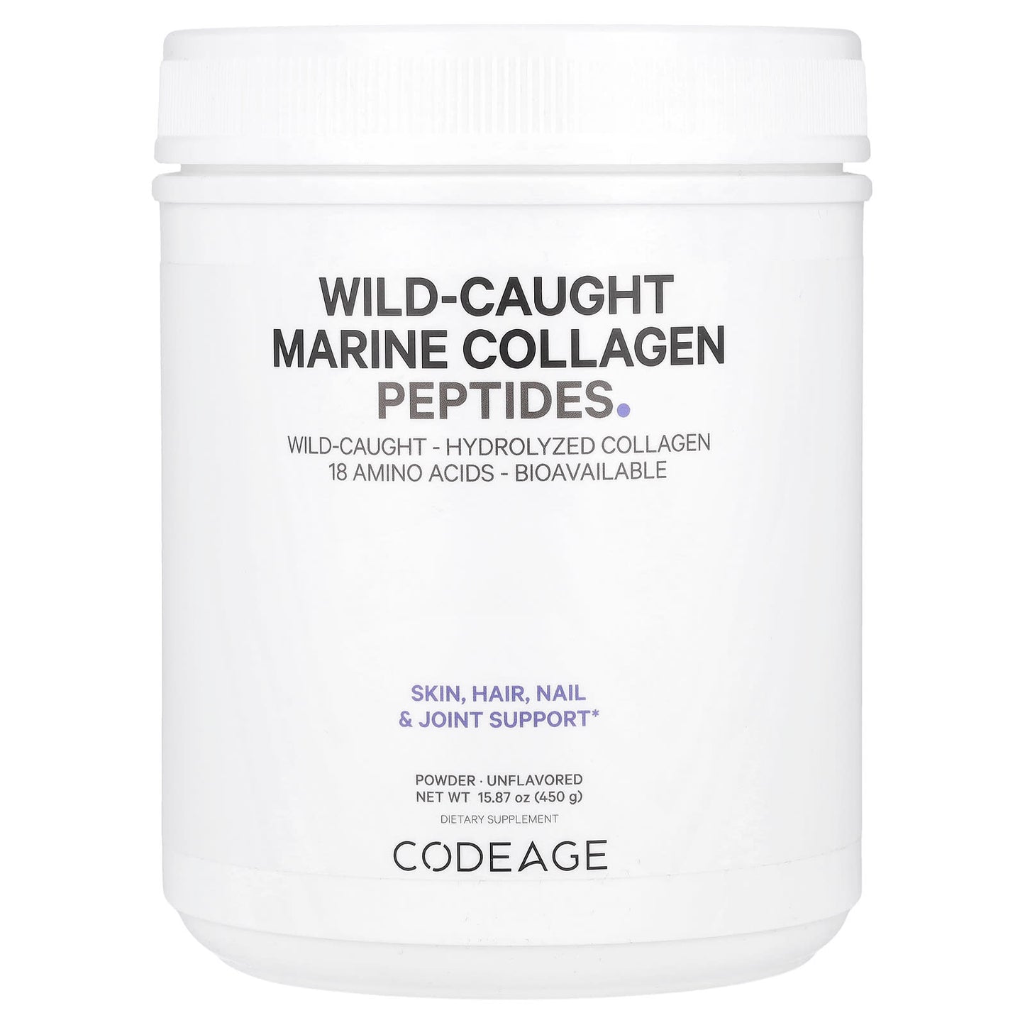 Wild-Caught Marine Collagen Peptides Powder for Skin & Joint Support - Image 1