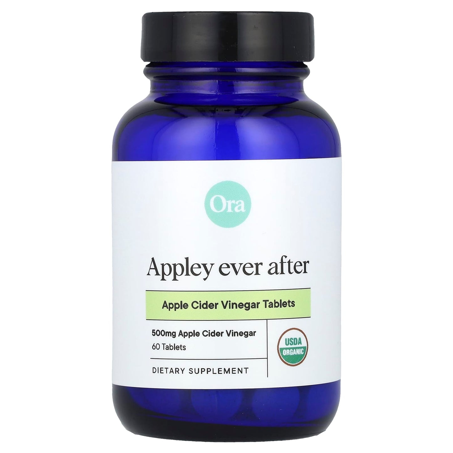 Ora, Appley Ever After, Apple Cider Vinegar, 60 Tablets - Image 1