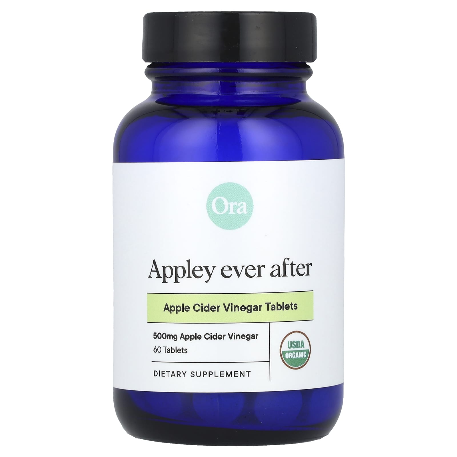 Ora, Appley Ever After, Apple Cider Vinegar, 60 Tablets - Image 1