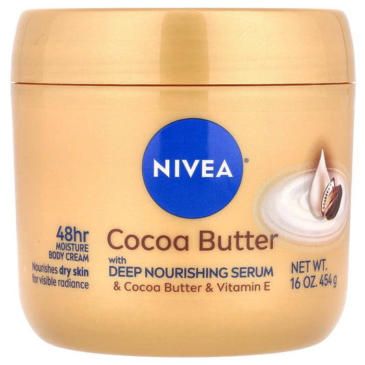 Nivea, Body Cream, Cocoa Butter, 16 oz (454 g) - Image 1