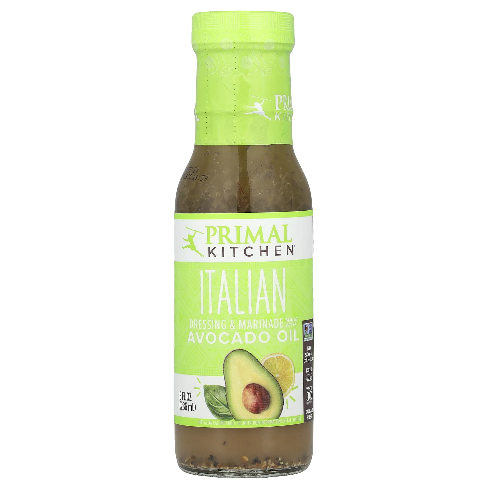 Primal Kitchen, Dressing & Marinade Made with Avocado Oil, Italian, 8 fl oz (236 ml) - Image 1