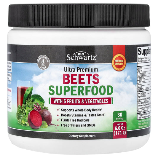 Boost Stamina & Wellness with BioSchwartz Beets Superfood Powder - Image 1